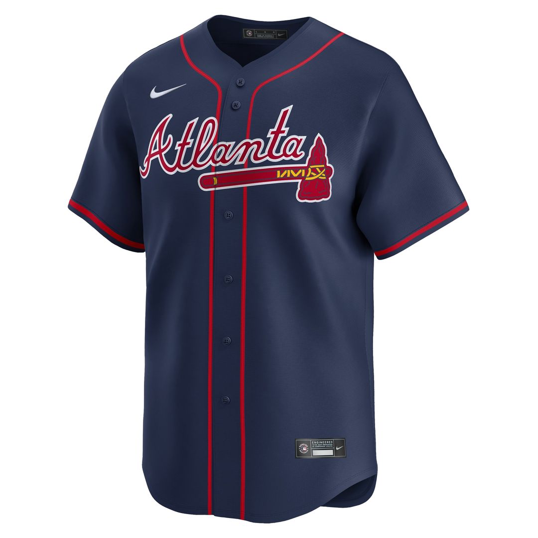 Atlanta Braves Ronald Acuña Jr. Nike Alternate Limited Jersey - Navy