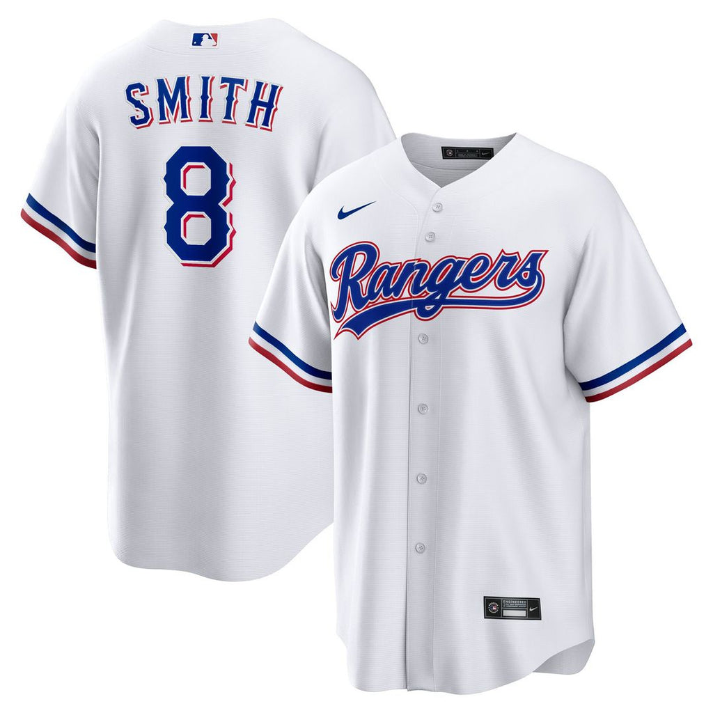 Texas Rangers Josh Smith Nike Home Replica Jersey - White