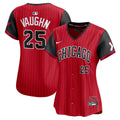 Chicago White Sox Andrew Vaughn Nike Women's 2025 City Connect Limited Player Jersey - Red/Black