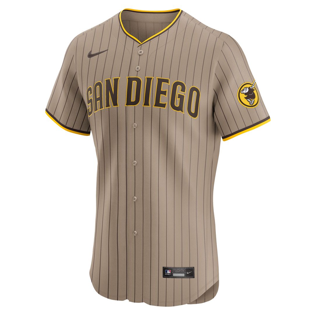 San Diego Padres Fernando Tatis Jr. Nike Alternate Elite Jersey - Sand