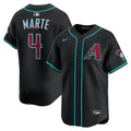 Arizona Diamondbacks Ketel Marte Nike Alternate Limited Jersey - Black