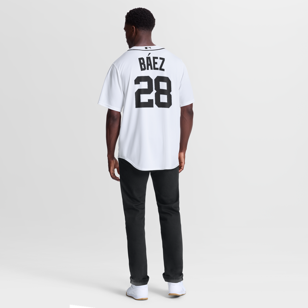 Detroit Tigers Javier Báez Nike Home Replica Jersey - White