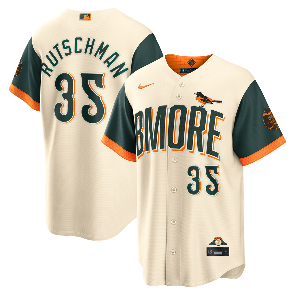 Baltimore Orioles Adley Rutschman Nike 2026 City Connect Stadium Jersey - Cream
