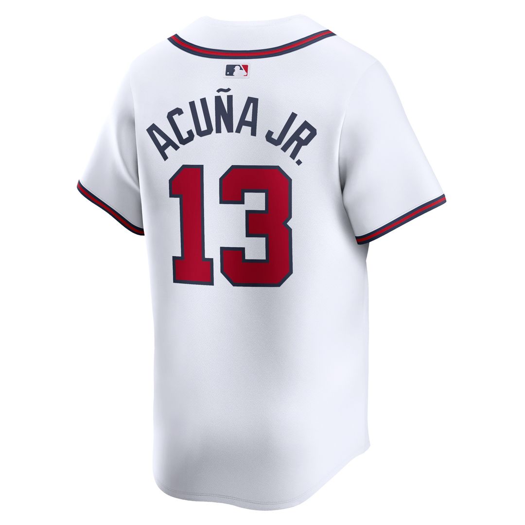 Atlanta Braves Ronald Acuña Jr. Nike Home Limited Player Jersey - White