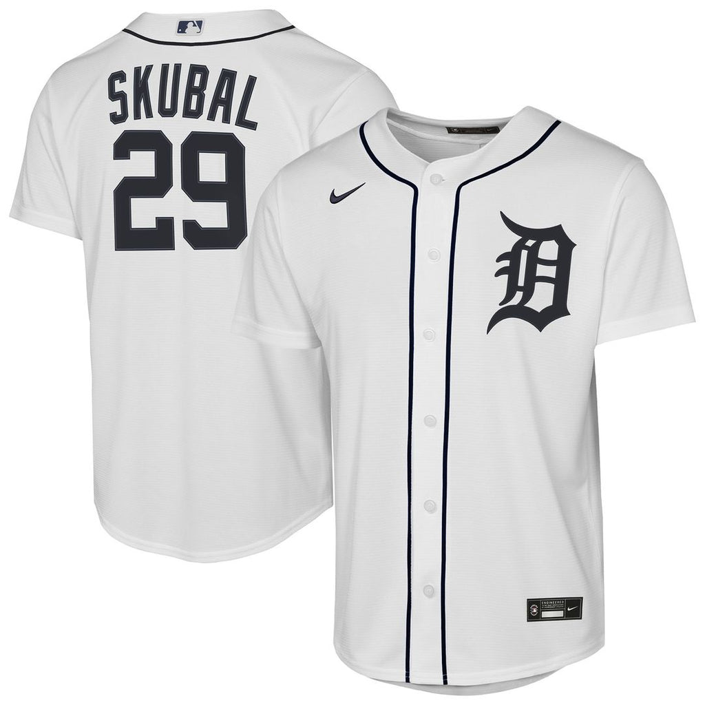 Detroit Tigers Tarik Skubal Nike Youth Home Replica Player Jersey - White