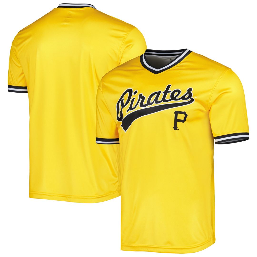 Pittsburgh Pirates Stitches Cooperstown Team Jersey - Gold