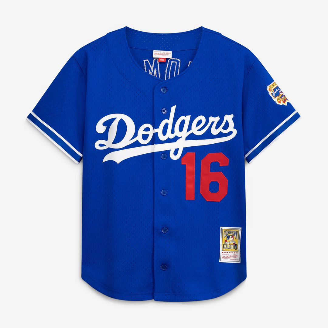Los Angeles Dodgers Hideo Nomo Mitchell & Ness Big & Tall Cooperstown Mesh Batting Practice Jersey - Royal