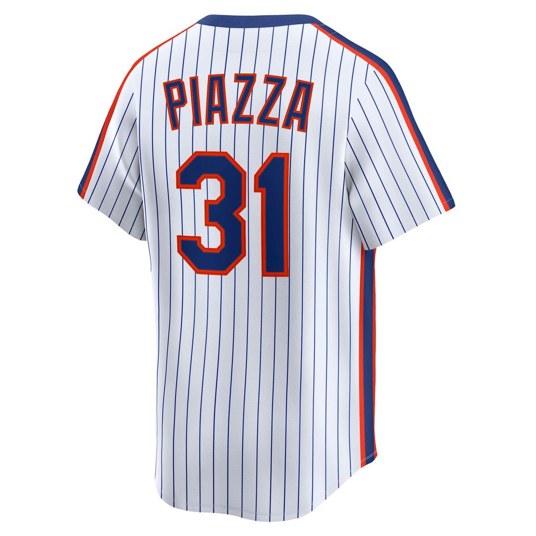 New York Mets Mike Piazza Nike Throwback Cooperstown Limited Jersey - White