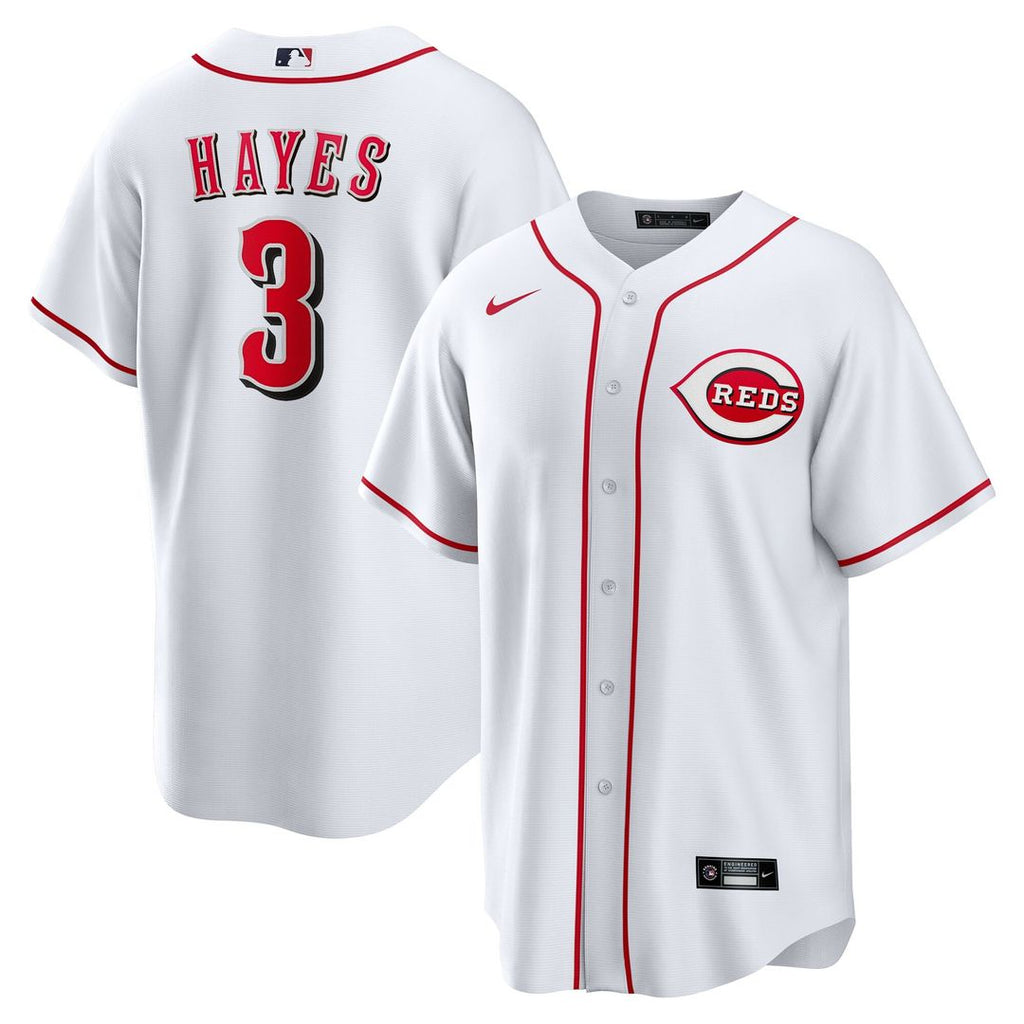 Cincinnati Reds Ke'Bryan Hayes Nike Home Replica Jersey - White