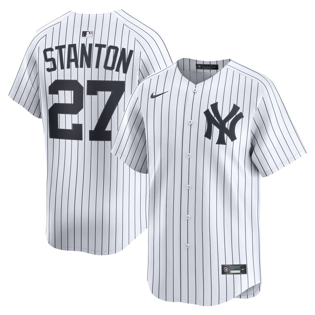 New York Yankees Giancarlo Stanton Nike Road Limited Jersey - Gray