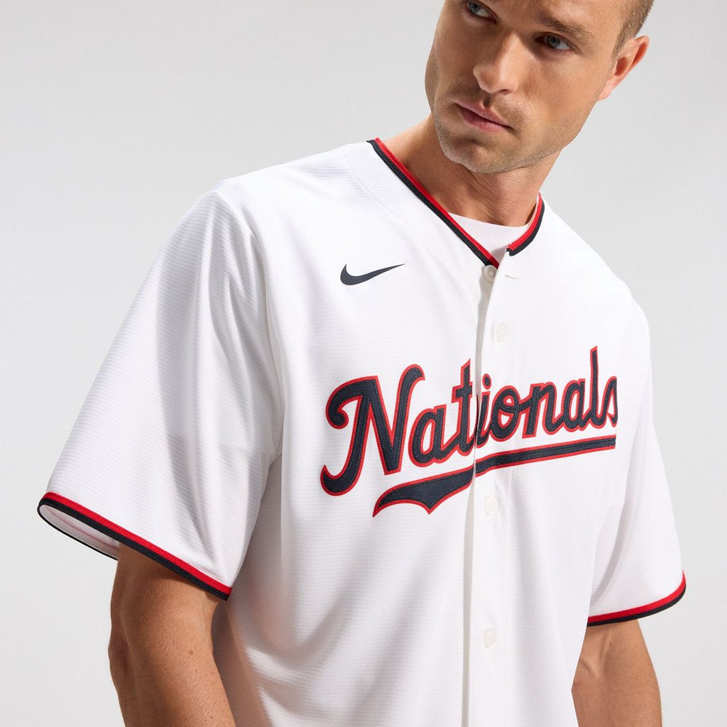Washington Nationals CJ Abrams Nike Home Replica Jersey - White