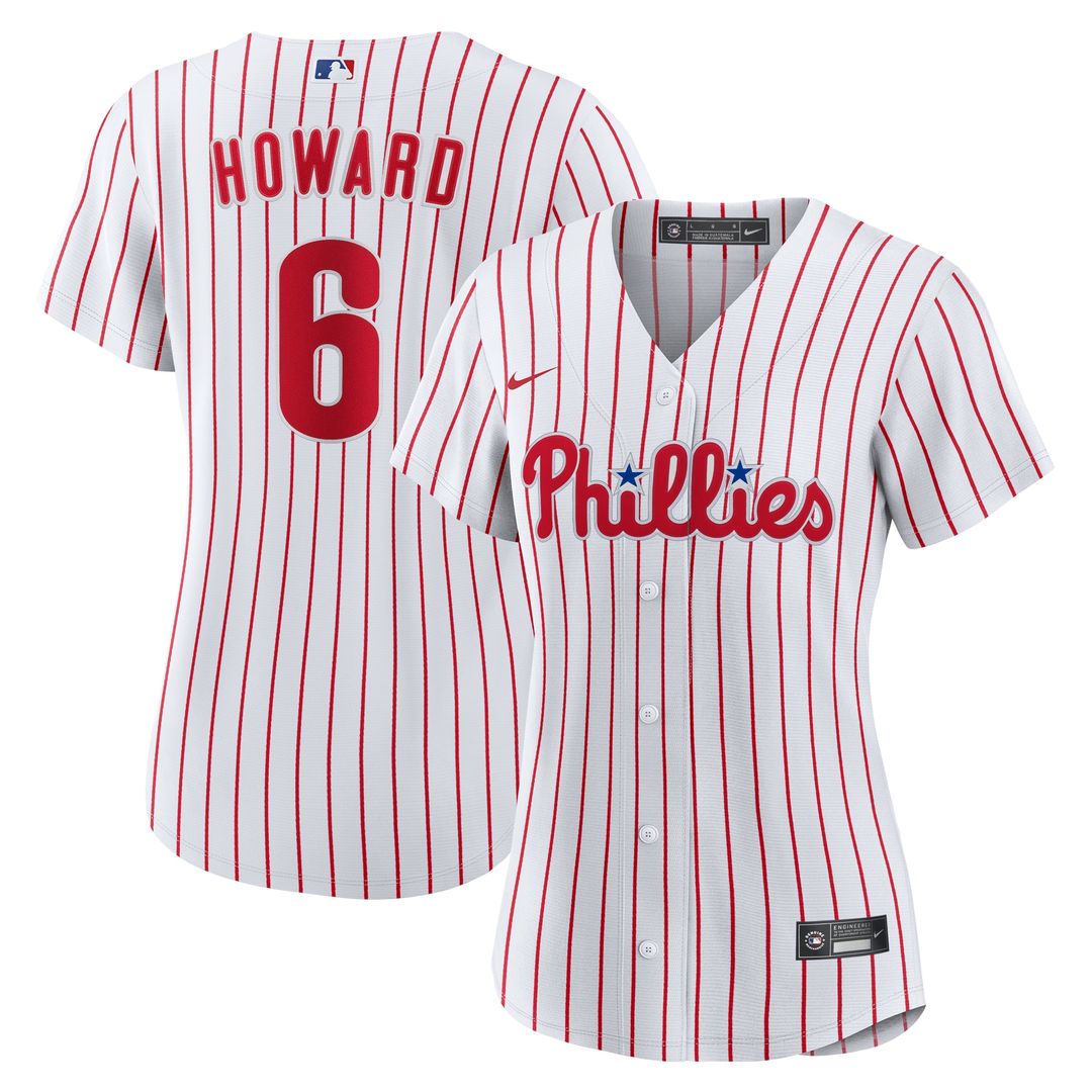 Philadelphia Phillies Ryan Howard Nike Women's Replica Jersey - White