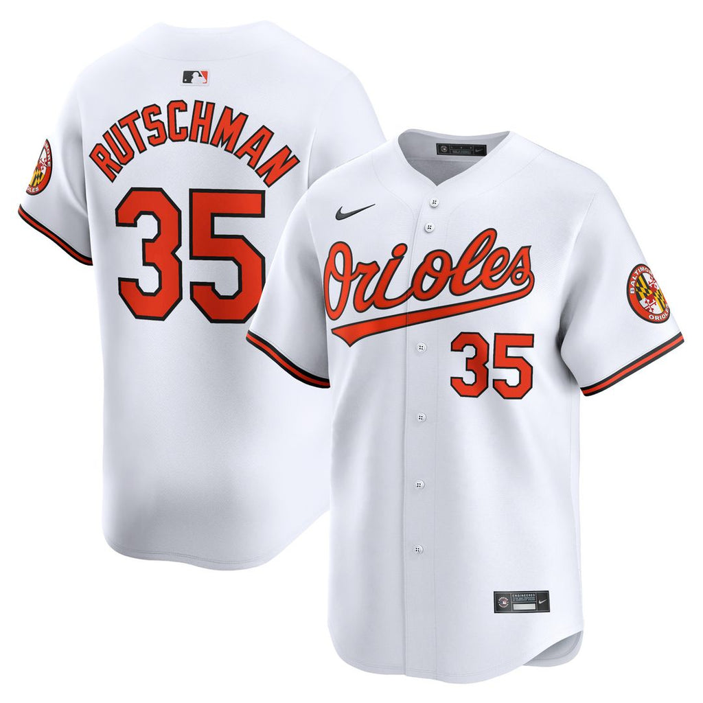 Baltimore Orioles Adley Rutschman Nike Home Limited Player Jersey - White