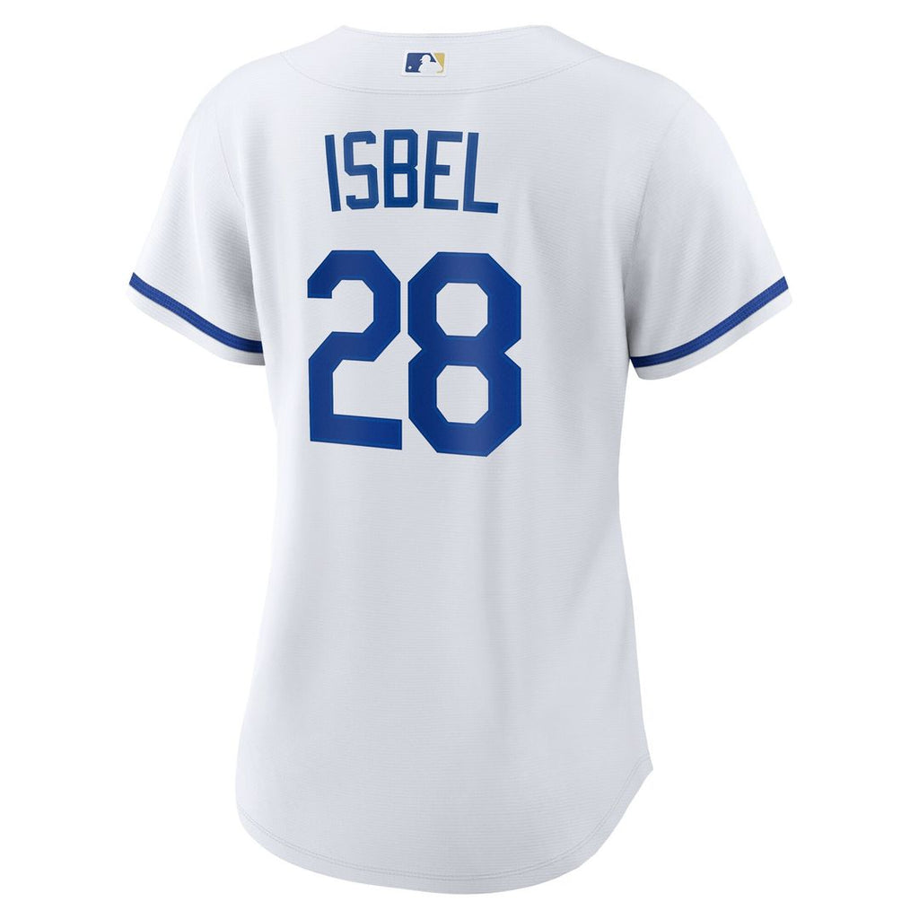 Kansas City Royals Kyle Isbel Nike Women's Home Replica Jersey - White