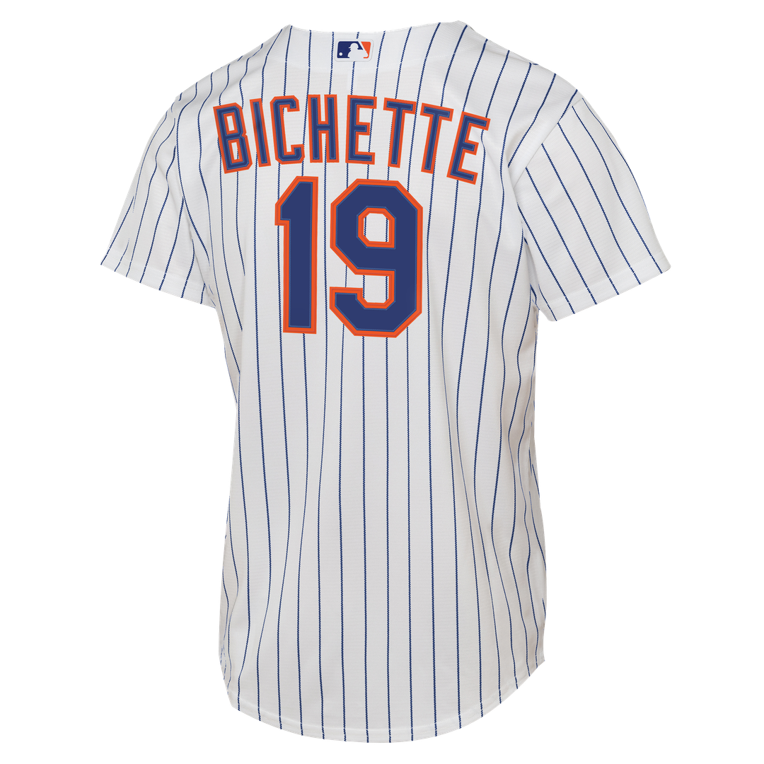 New York Mets Bo Bichette Nike Youth Home Baseline Jersey - White