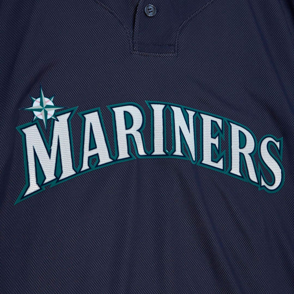 Seattle Mariners Ichiro Suzuki Mitchell & Ness Big & Tall Cooperstown Mesh Batting Practice Jersey - Navy