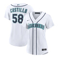 Seattle Mariners Luis Castillo Nike Women's Home Replica Jersey - White
