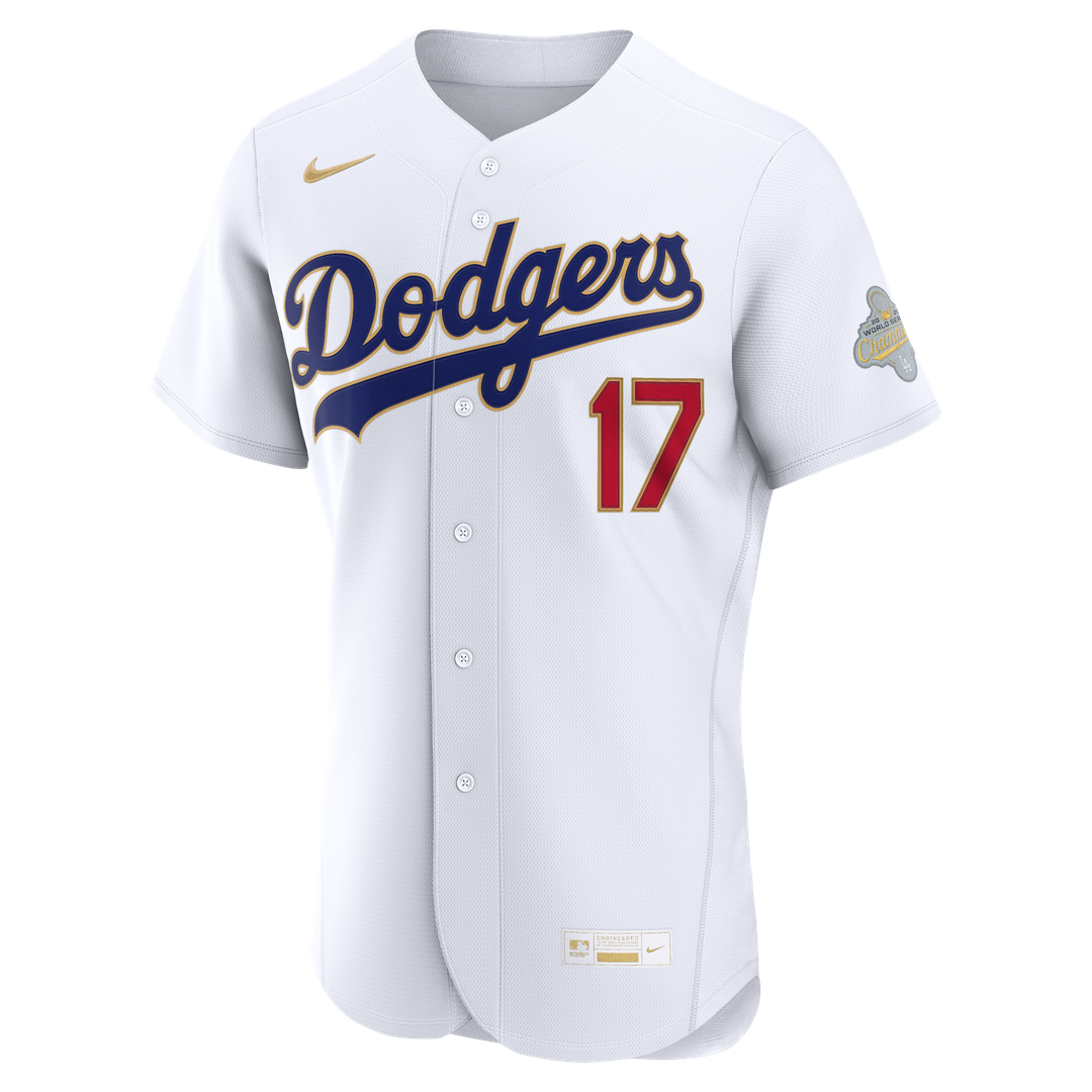 Los Angeles Dodgers Shohei Ohtani Nike 2026 Gold Collection Authentic Jersey - White