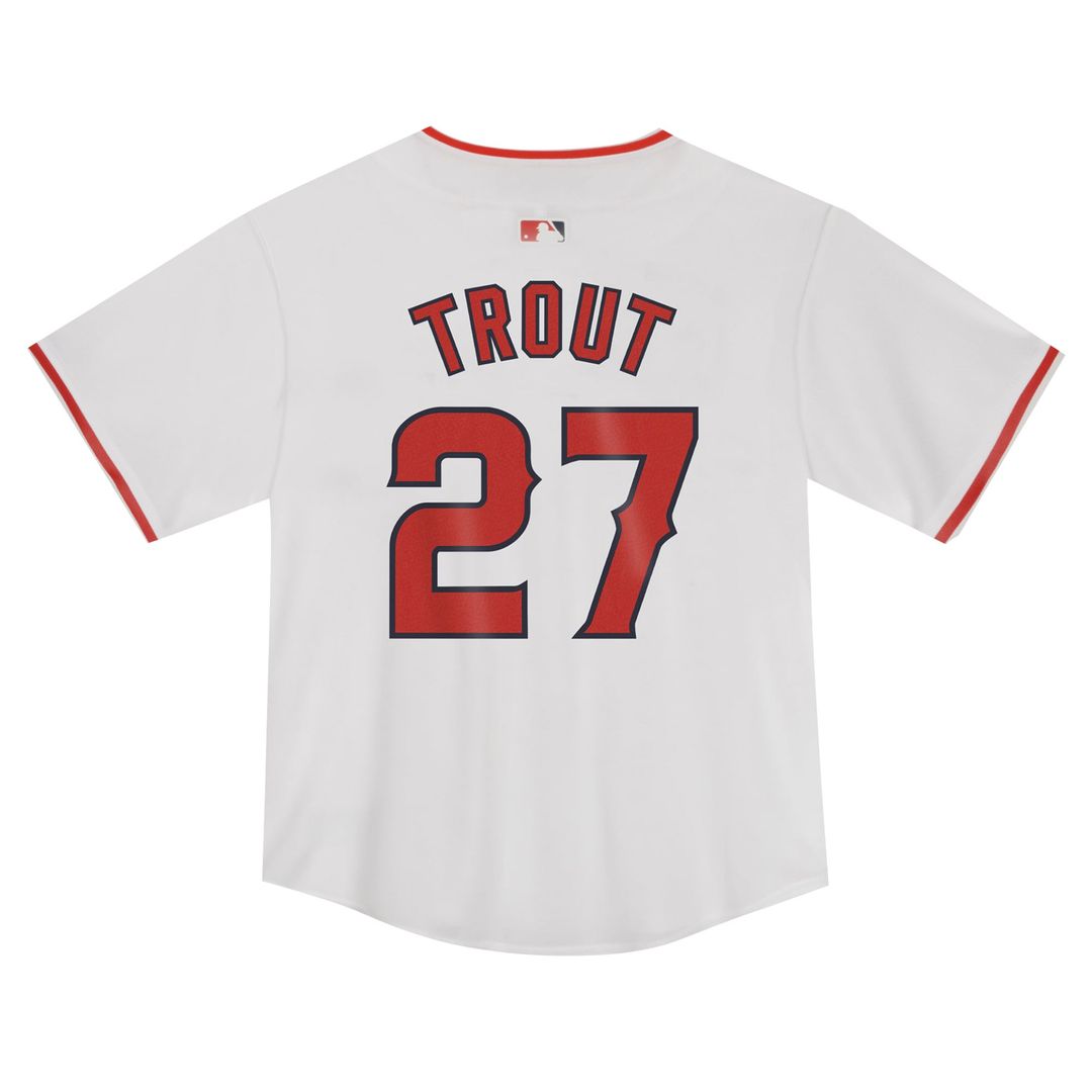Los Angeles Angels Mike Trout Nike Toddler Game Jersey - White