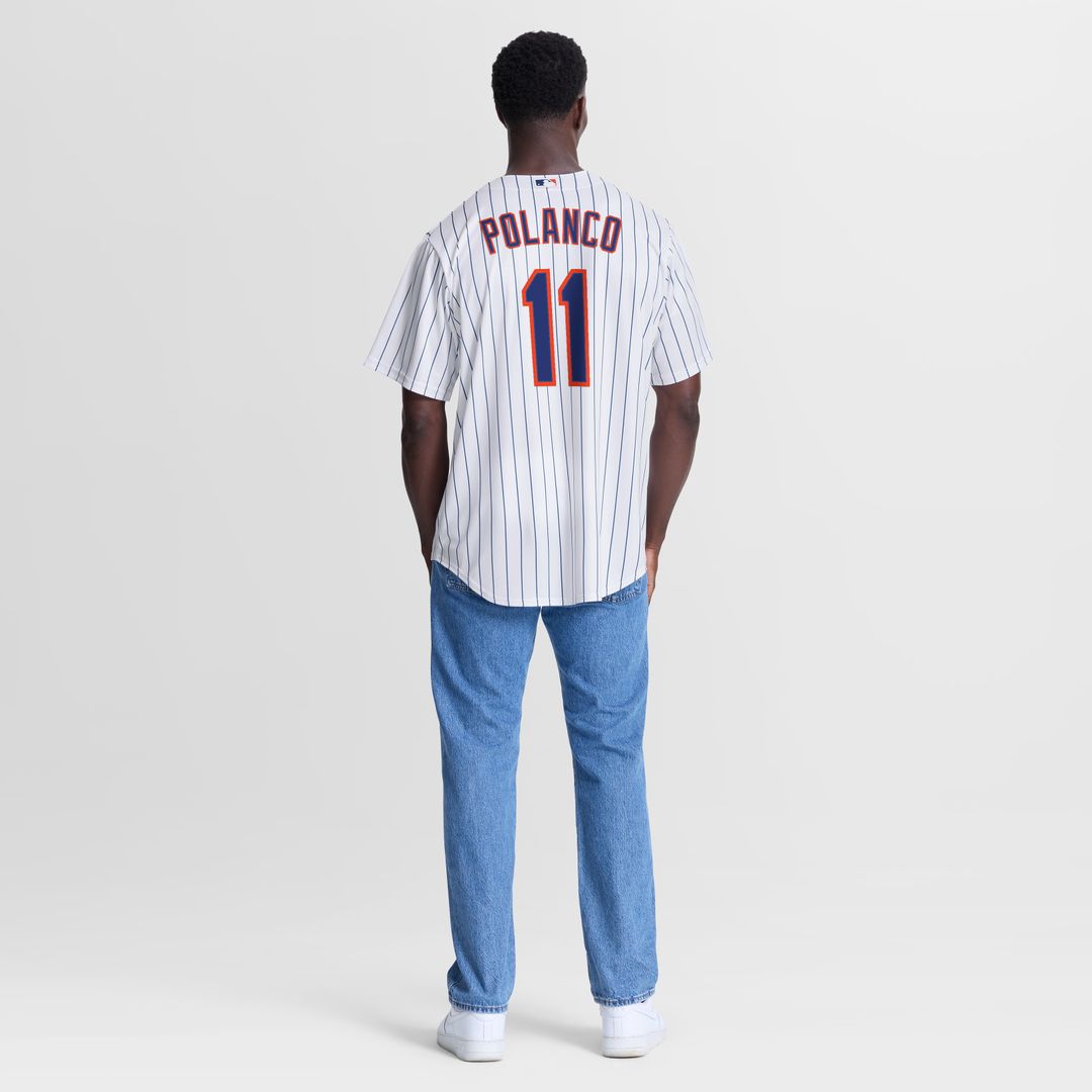 New York Mets Jorge Polanco Nike Home Replica Jersey - White