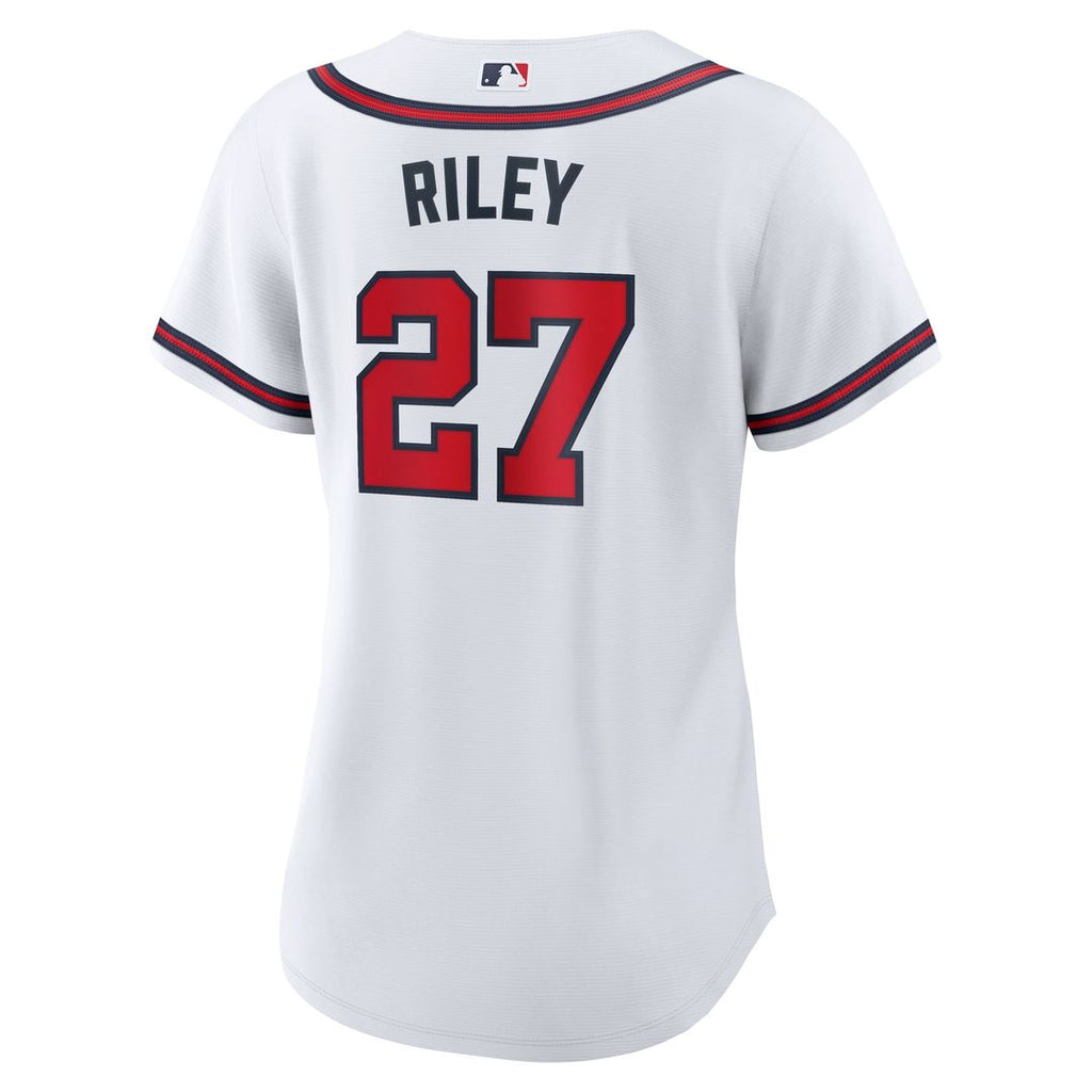 Atlanta Braves Austin Riley Nike Women's Home Replica Jersey - White