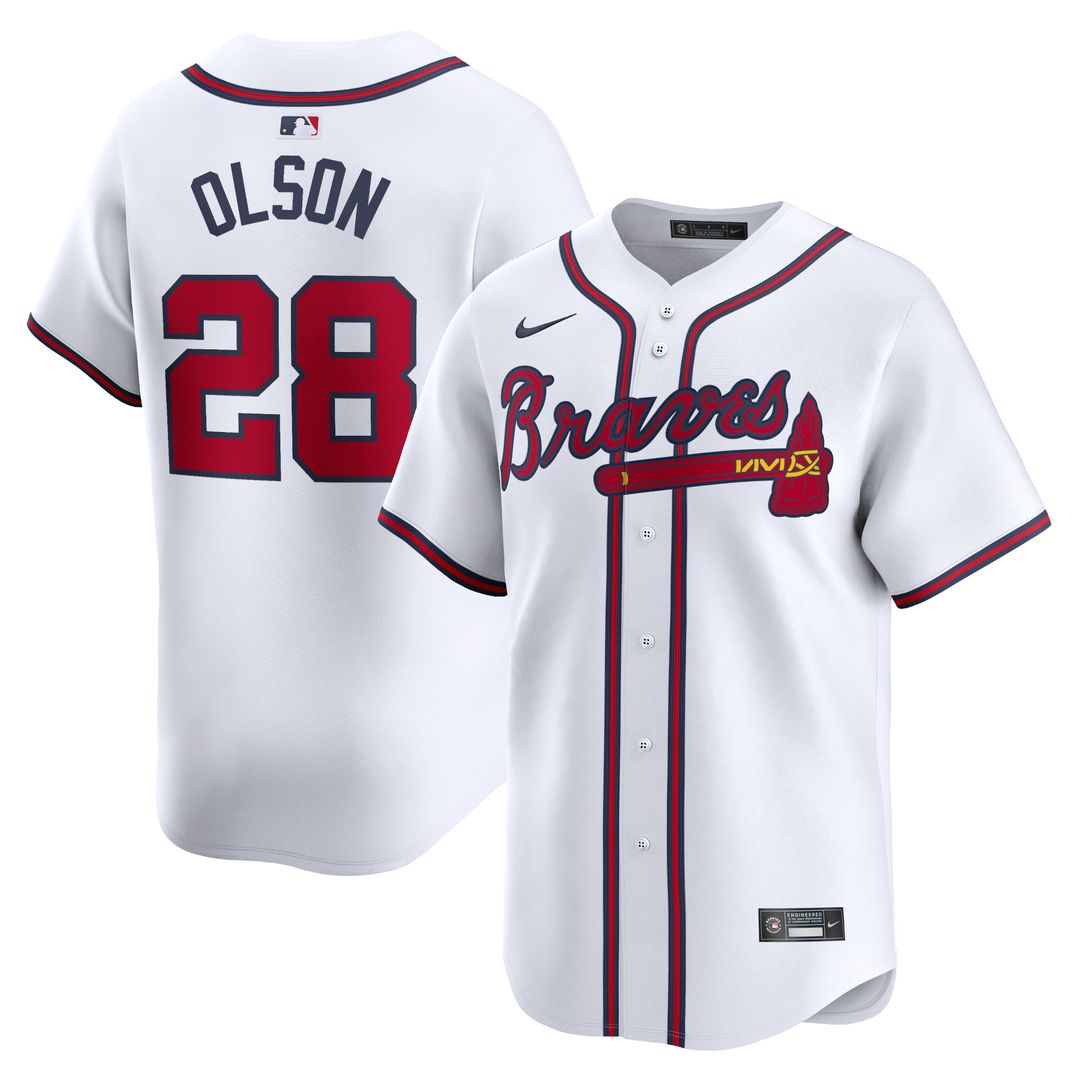 Atlanta Braves Matt Olson Nike Home Limited Player Jersey - White