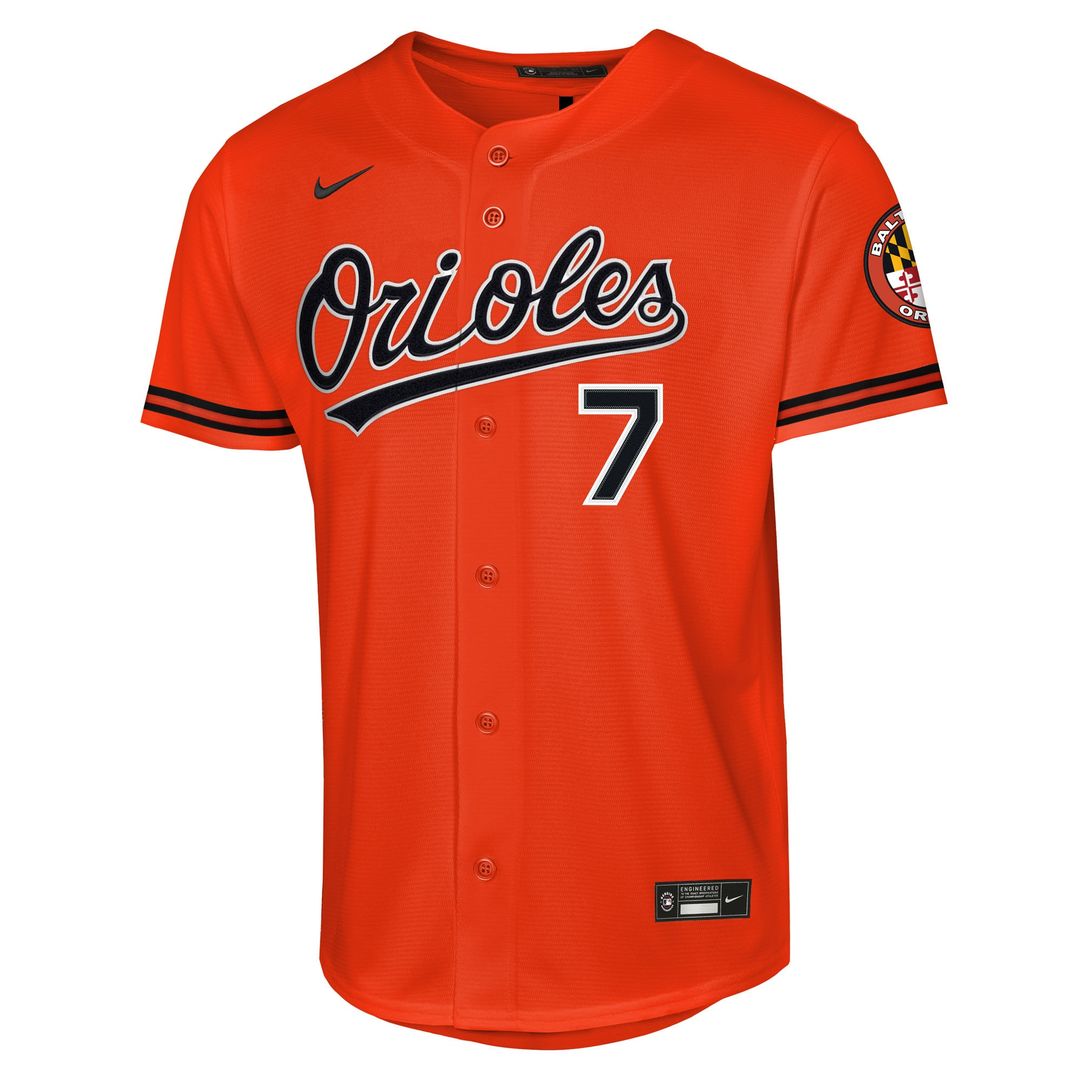 Baltimore Orioles Jackson Holliday Nike Youth Home Stadium Player Jersey - White