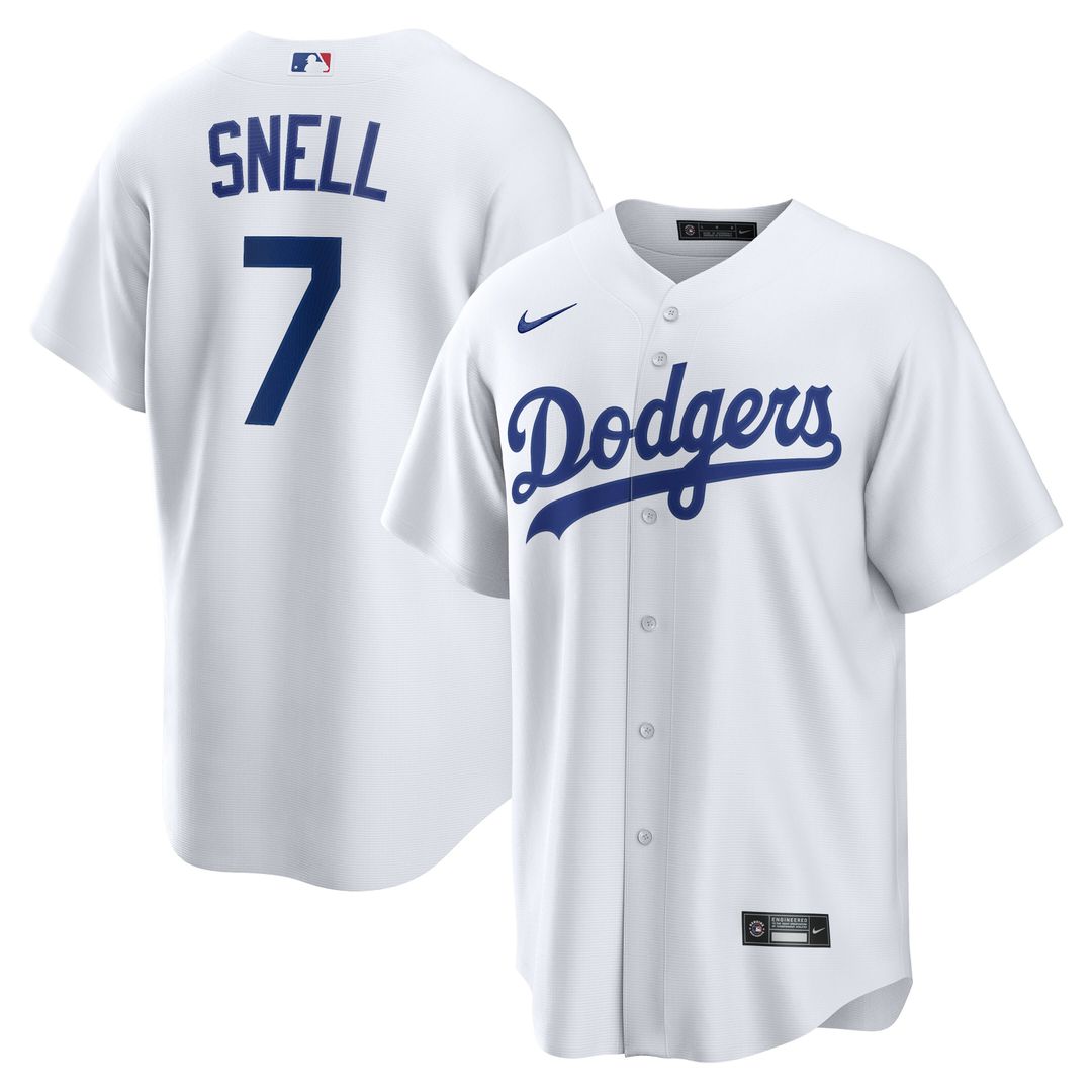 Los Angeles Dodgers Blake Snell Nike Home Replica Jersey - White