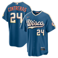 Milwaukee Brewers William Contreras Nike 2026 City Connect Stadium Jersey - Mineral Blue