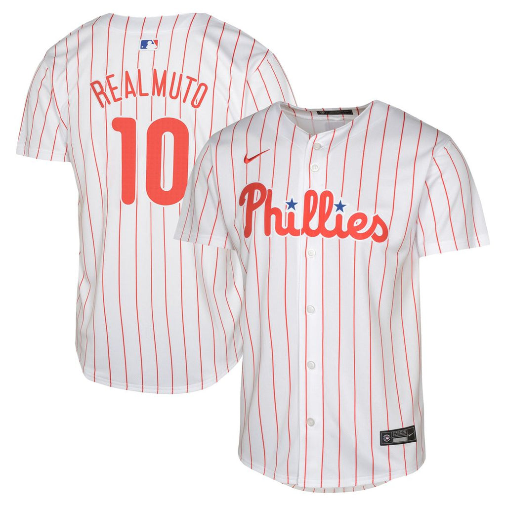 Philadelphia Phillies J.T. Realmuto Nike Youth Home Limited Jersey – White