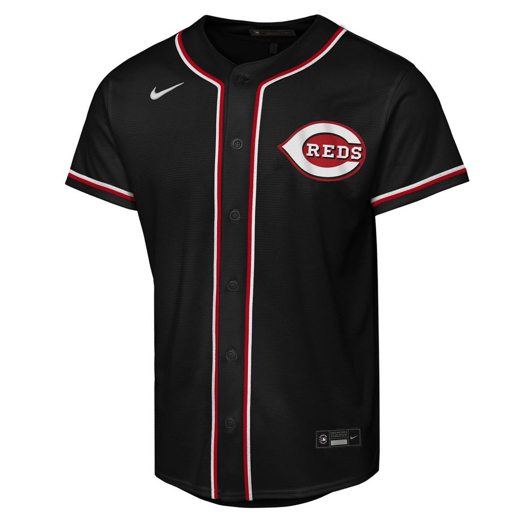 Cincinnati Reds Elly De La Cruz Nike Youth Fashion Replica Player Jersey - Black