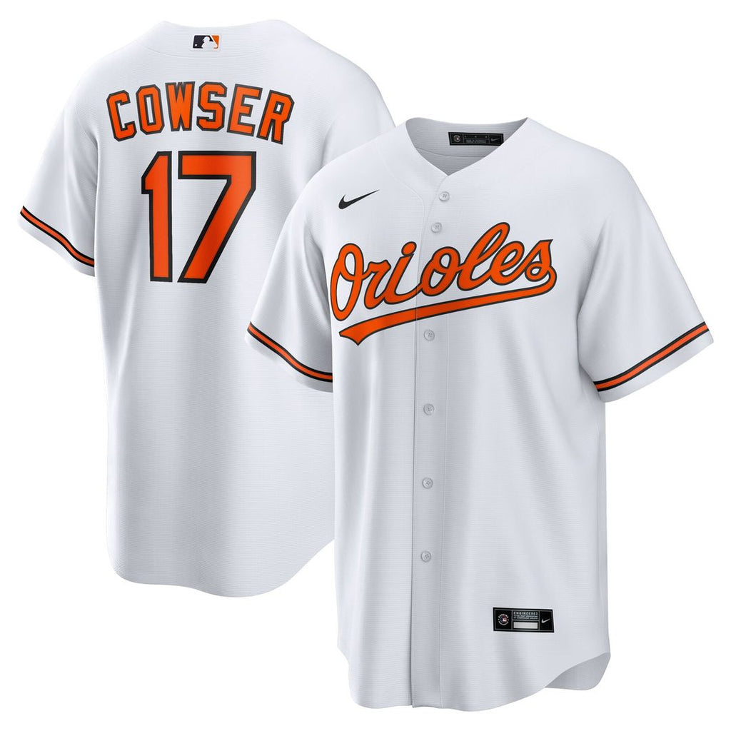Baltimore Orioles Colton Cowser Nike Home Replica Jersey - White
