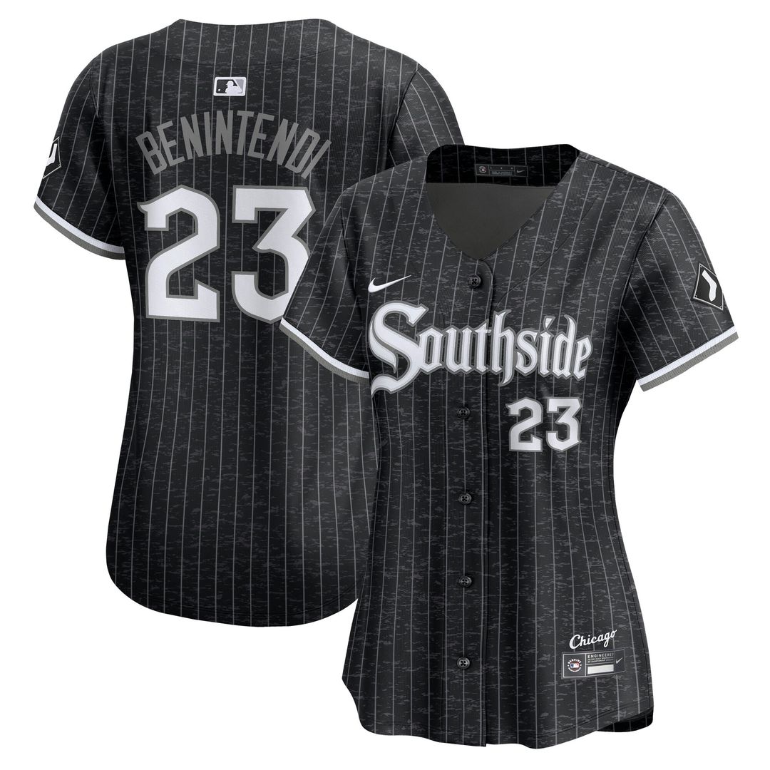 Chicago White Sox Andrew Benintendi Nike Women's 2025 City Connect Limited Player Jersey - Red/Black