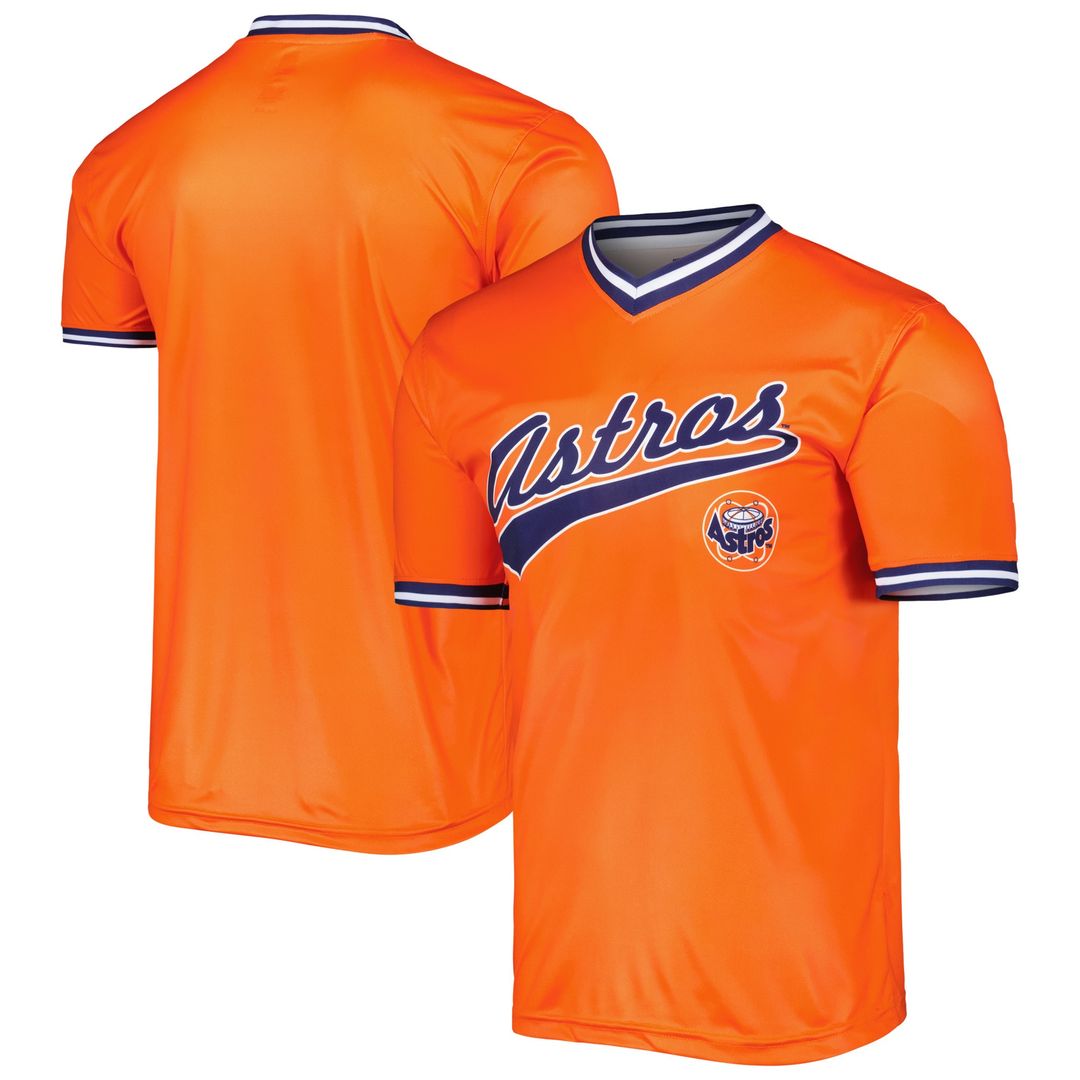 Houston Astros Stitches Cooperstown Team Jersey - Orange