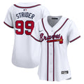 Atlanta Braves Spencer Strider Nike Women's Home Limited Player Jersey - White