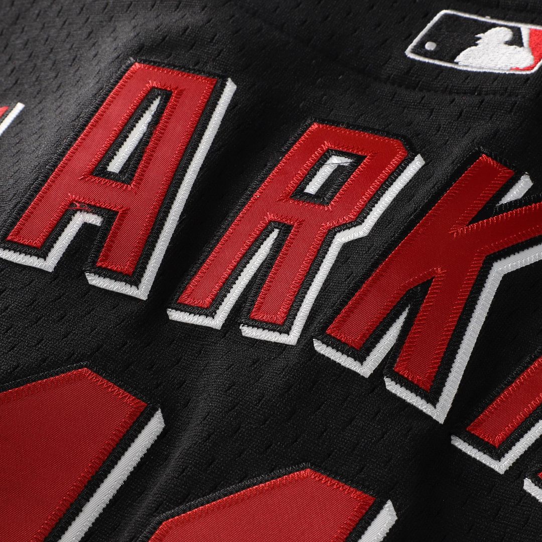 Cincinnati Reds Barry Larkin Mitchell & Ness Cooperstown Mesh Batting Practice Button - Up Jersey - Black