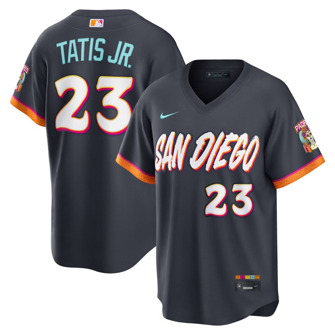 San Diego Padres Fernando Tatis Jr. Nike 2026 City Connect Stadium Jersey - Obsidian