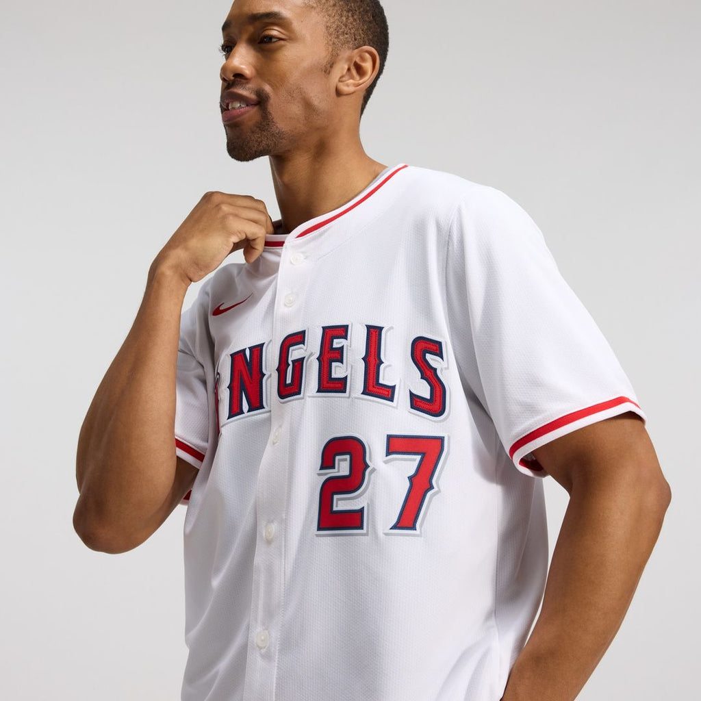 Los Angeles Angels Mike Trout Nike Home Limited Player Jersey - White