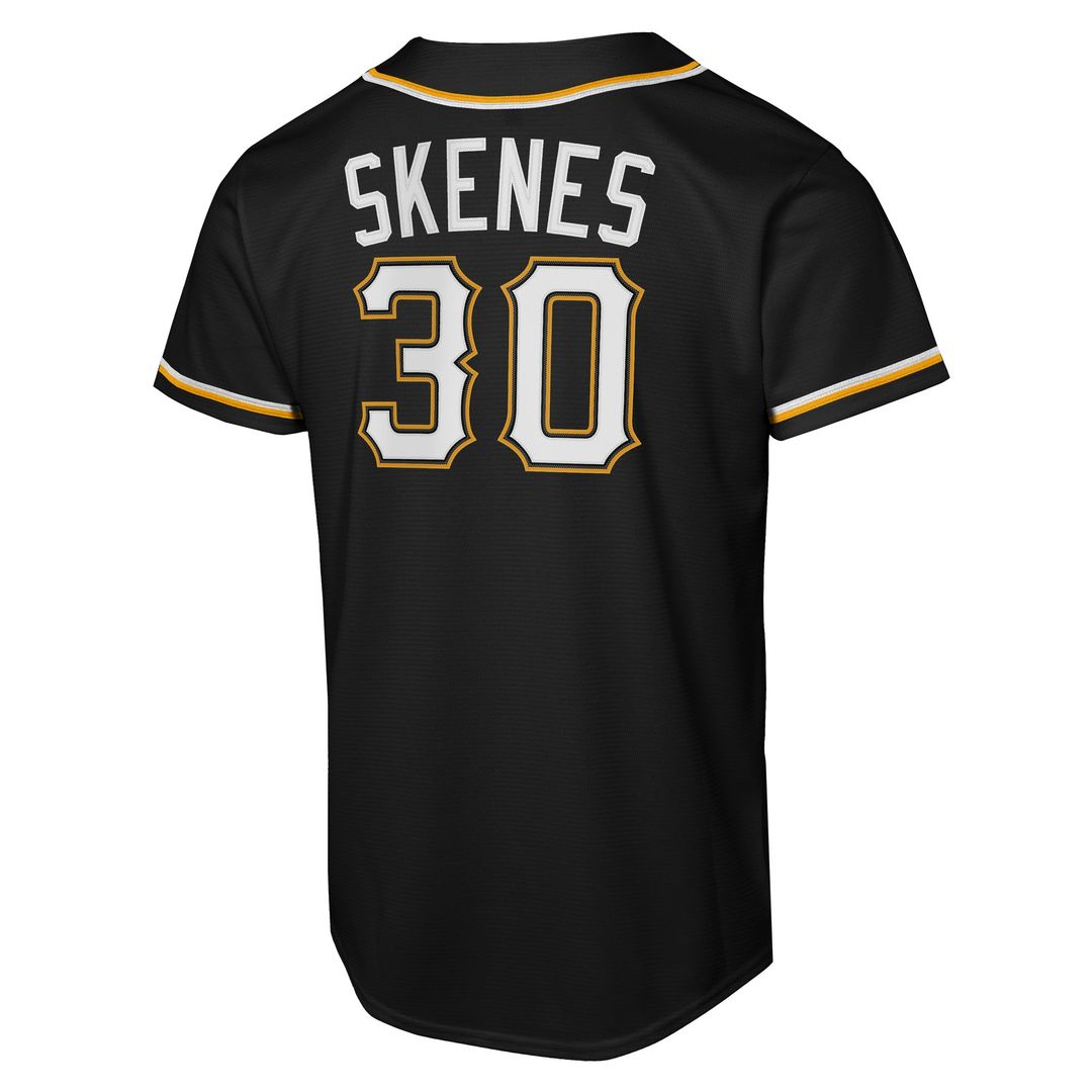 Pittsburgh Pirates Paul Skenes Nike Youth Fashion Replica Player Jersey - Black