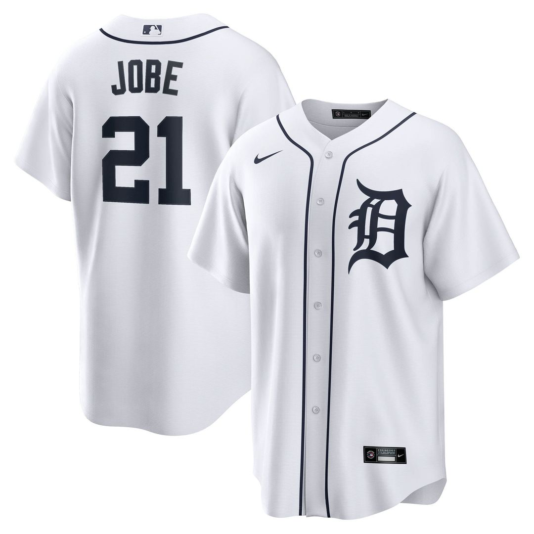 Detroit Tigers Jackson Jobe Nike Home Replica Jersey - White