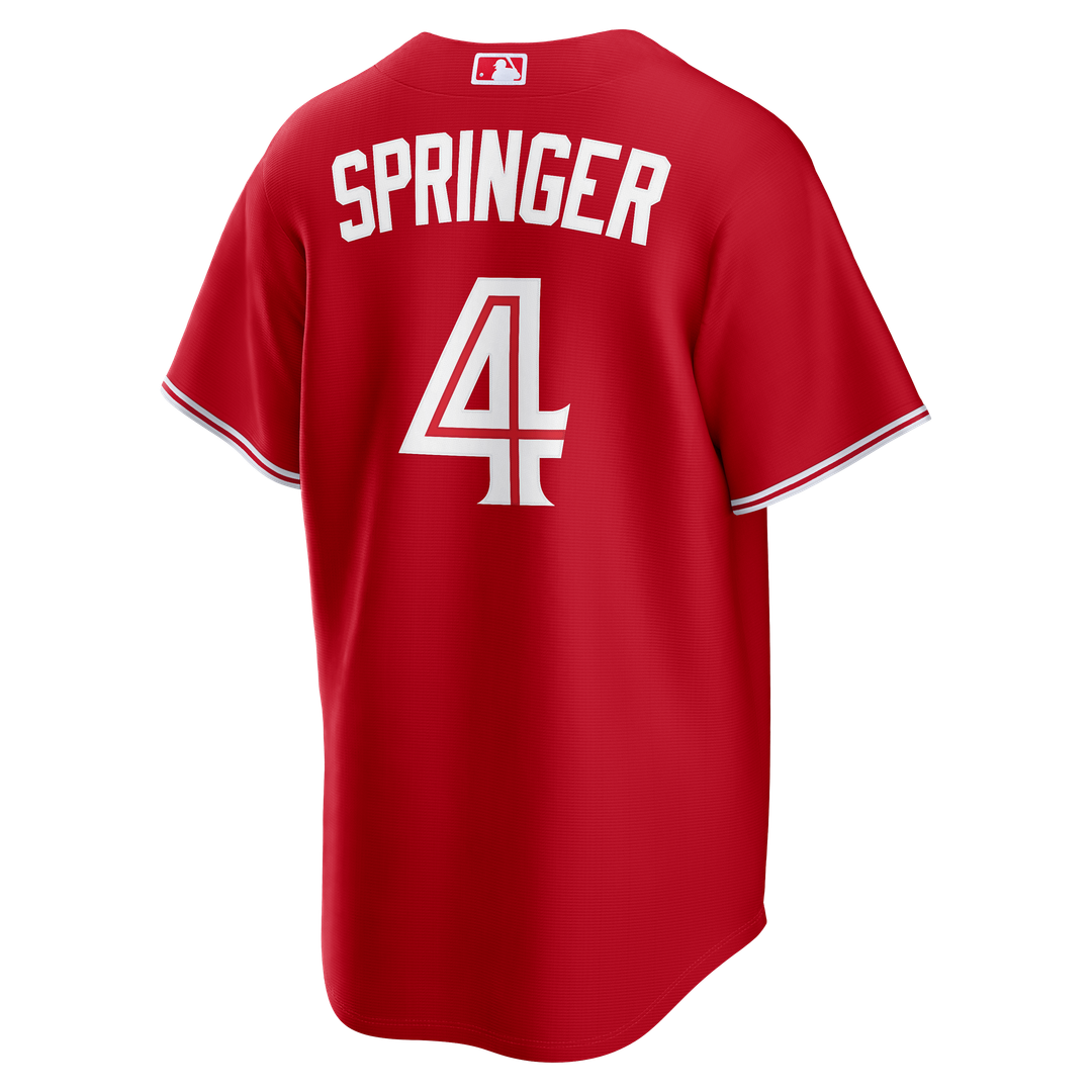 Toronto Blue Jays George Springer Nike Canada Day Replica Jersey - Red