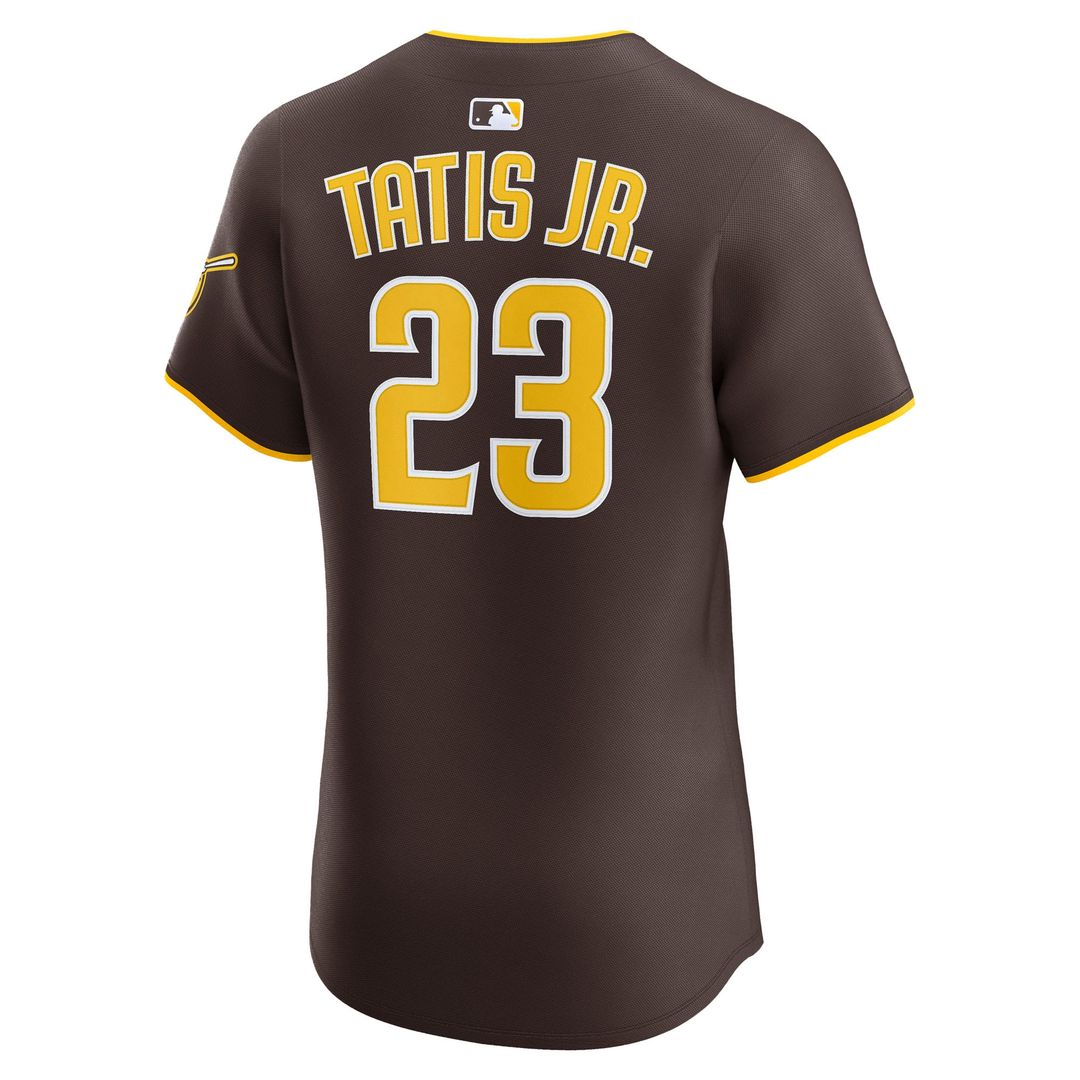 San Diego Padres Fernando Tatis Jr. Nike Road Elite Jersey - Brown