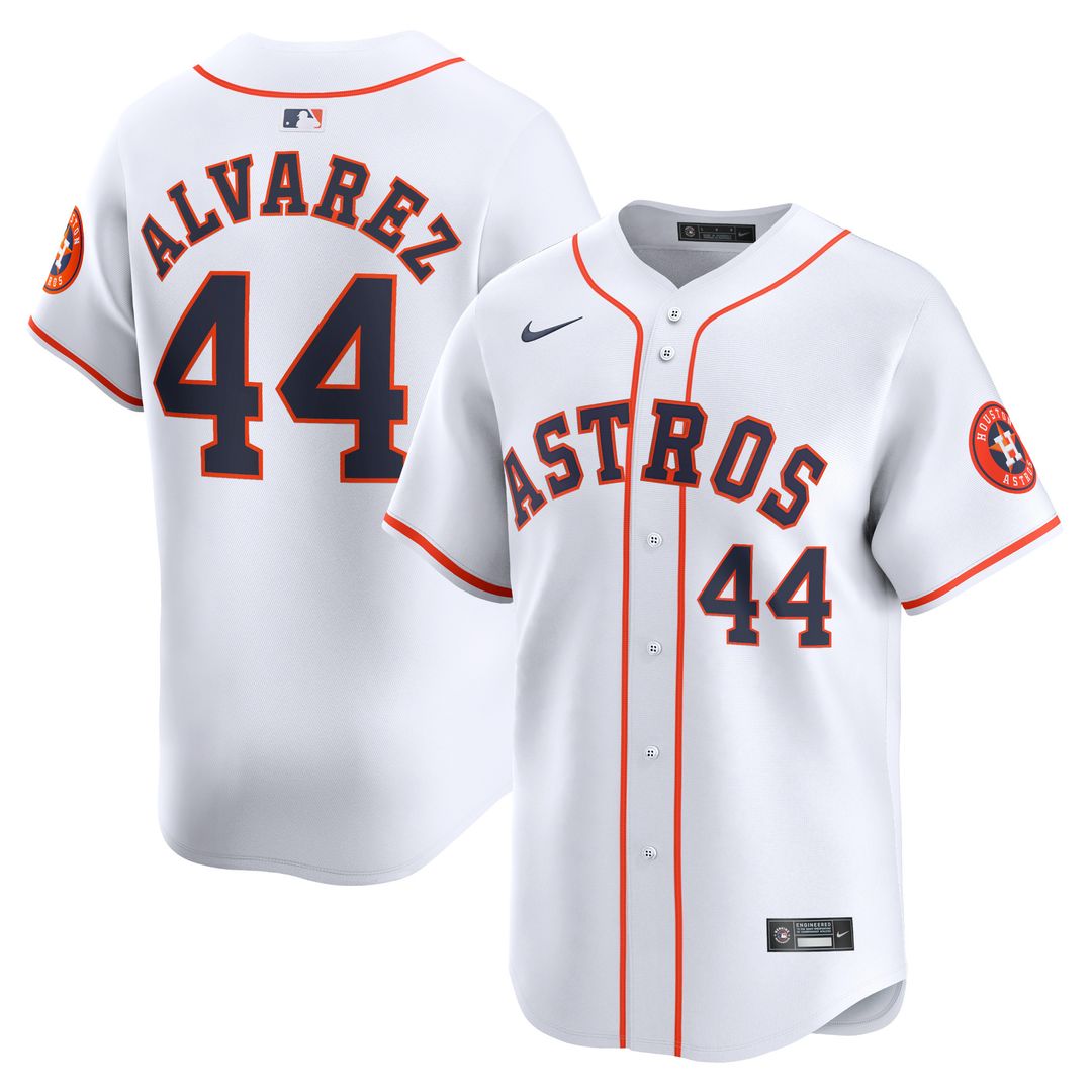 Houston Astros Yordan Alvarez Nike Home Limited Player Jersey - White