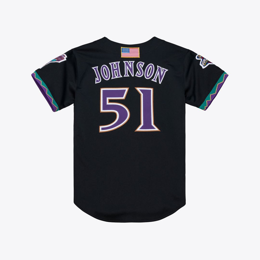 Arizona Diamondbacks Randy Johnson Mitchell & Ness 2000 Throwback Authentic Jersey - Purple