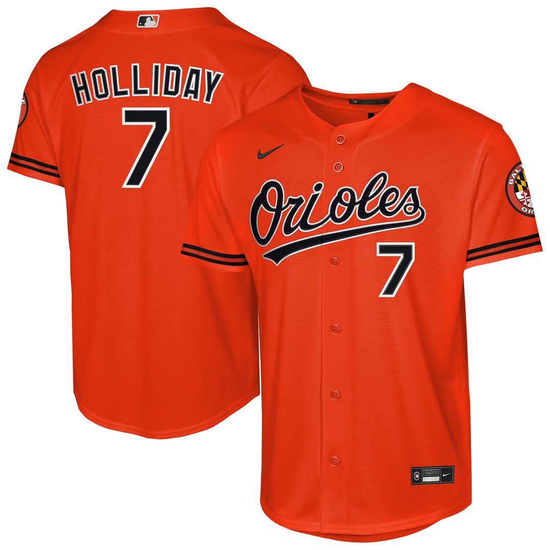 Baltimore Orioles Jackson Holliday Nike Youth Home Stadium Player Jersey - White