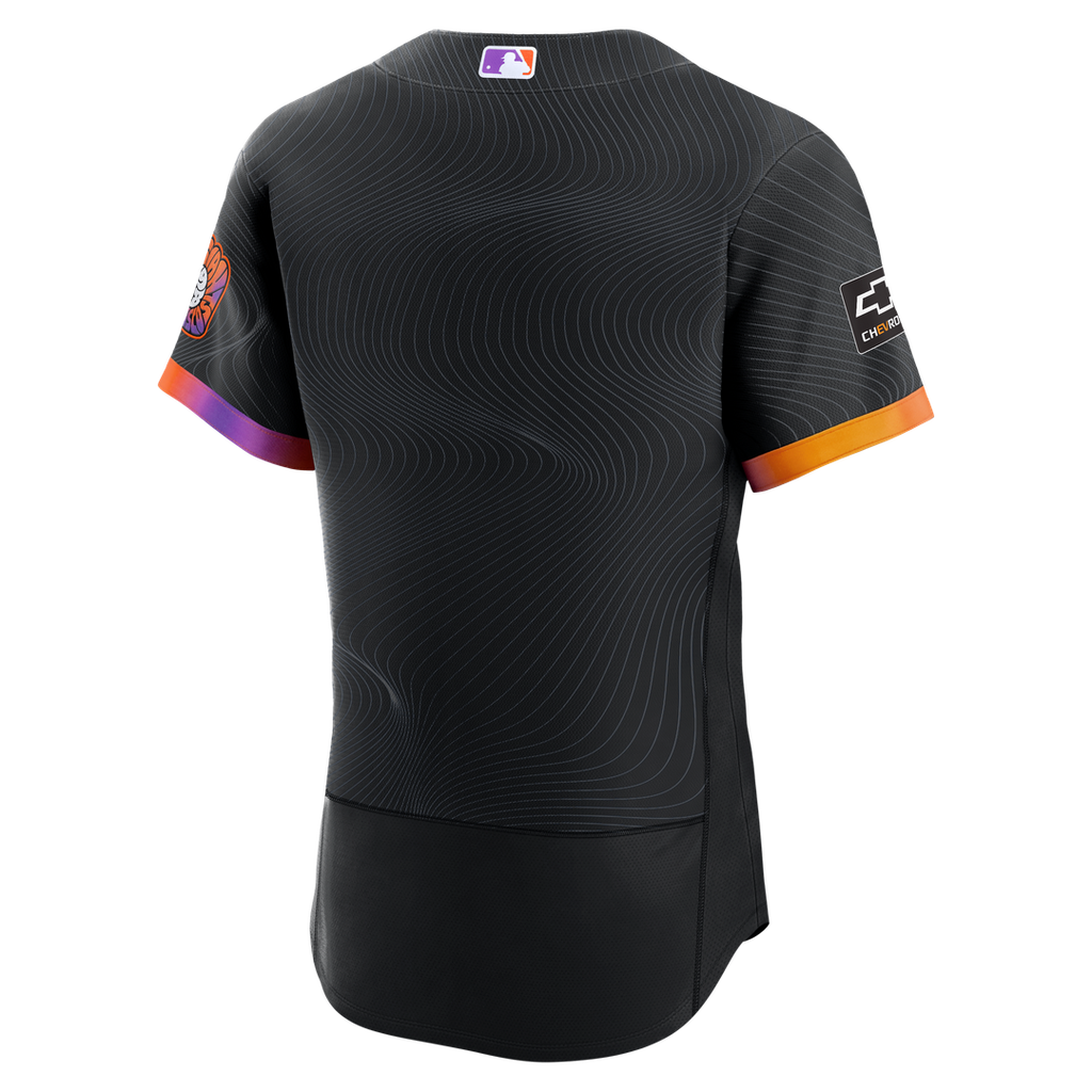 San Francisco Giants Nike City Connect Authentic Sponsor Patch Jersey - Anthracite