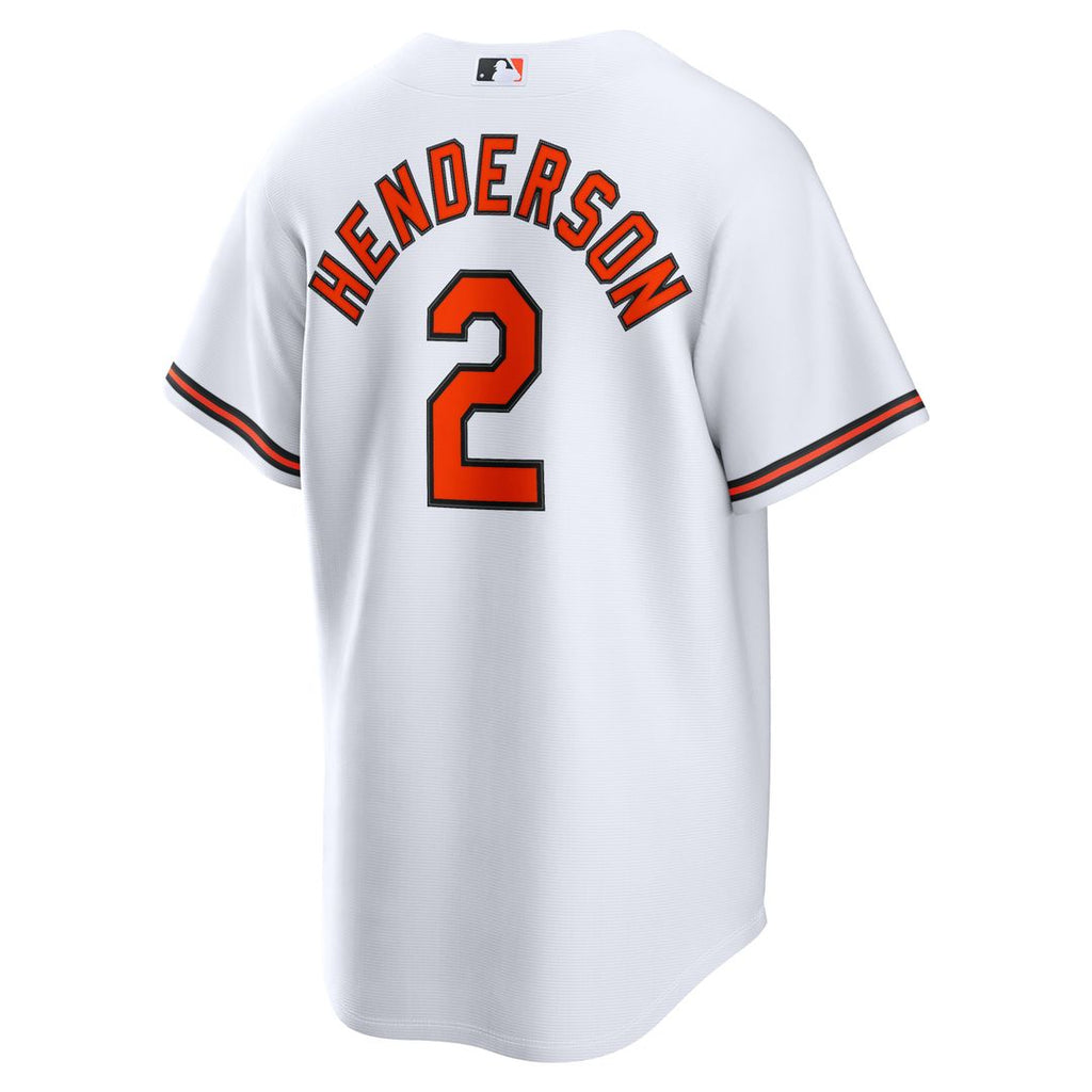 Baltimore Orioles Gunnar Henderson Nike Home Replica Jersey - White