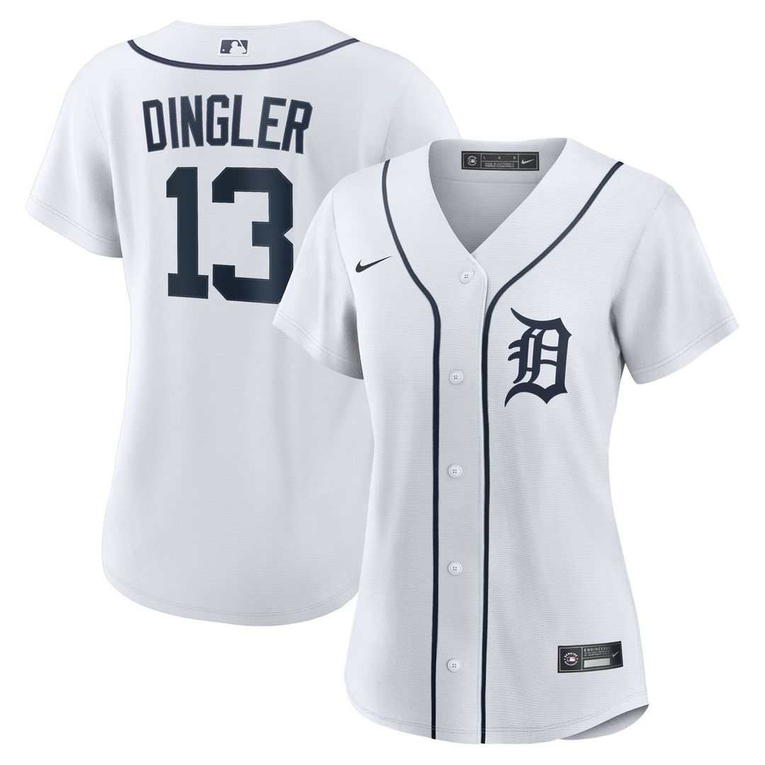 Detroit Tigers Dillon Dingler Nike Women's Home Replica Jersey - White