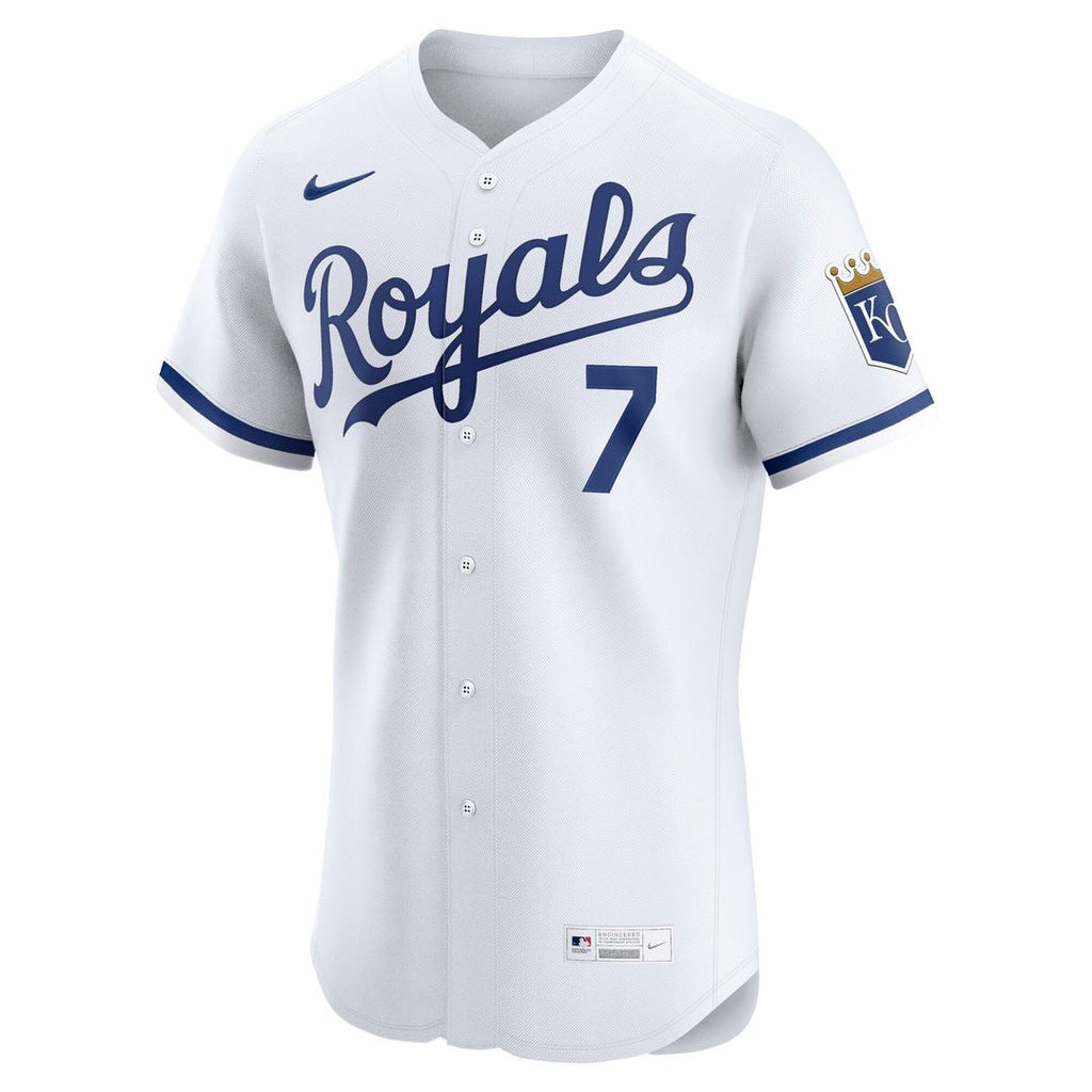 Kansas City Royals Bobby Witt Jr. Nike Home ElitePlayer Jersey - White