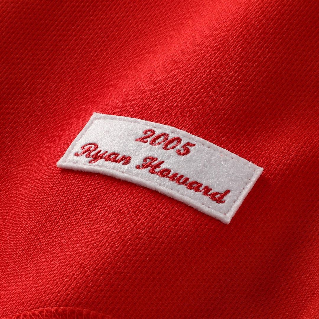 Philadelphia Phillies Ryan Howard Mitchell & Ness Cooperstown Batting Practice Jersey – Red